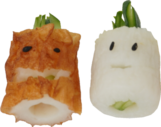 ちくわとおかかマヨのちくわ